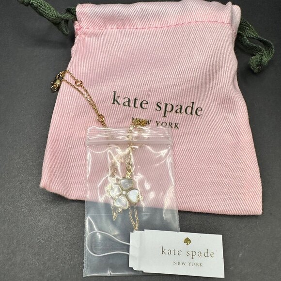 kate‎ spade Legacy Logo Stud Necklace - NWT - Picture 2 of 2